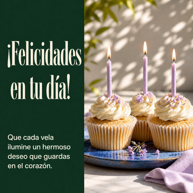 ¡Felicidades en tu día!. 
