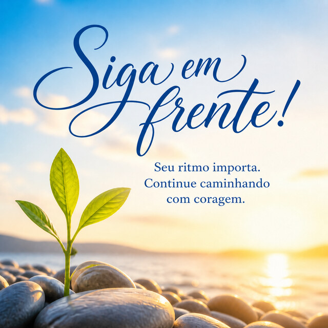 Siga em frente!. 