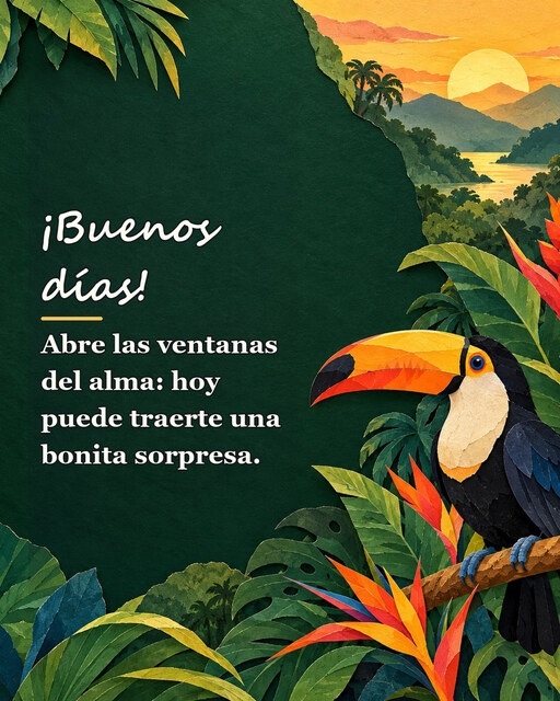 ¡Buenos días!. 