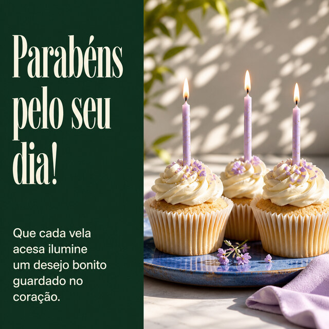 Parabéns pelo seu dia!. 