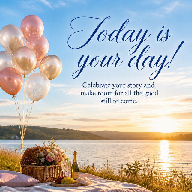 Today is your day!. 