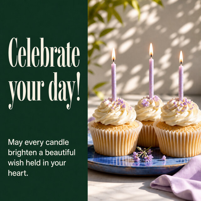 Celebrate your day!. 