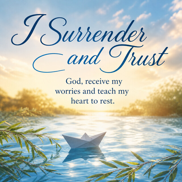 I Surrender and Trust. 