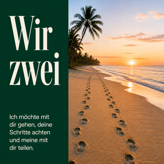 Wir zwei. 