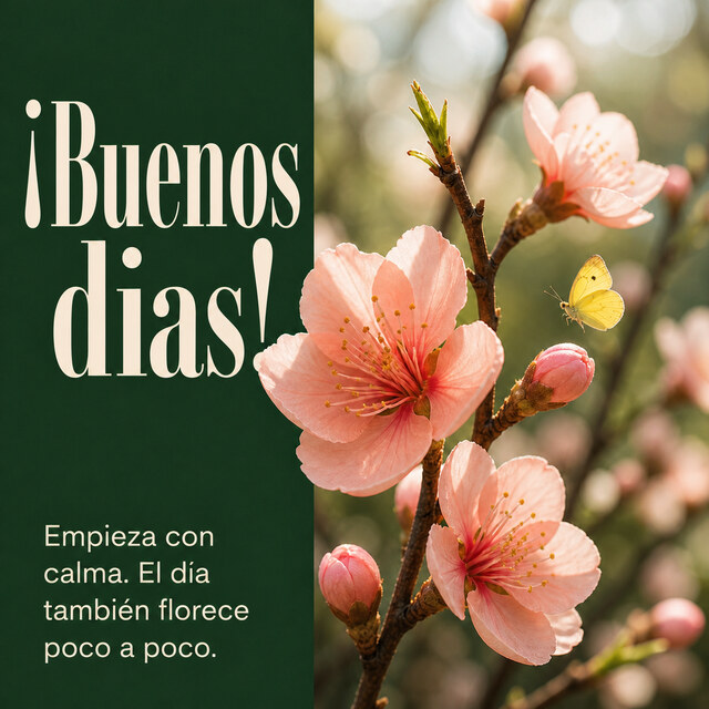 ¡Buenos días!. 