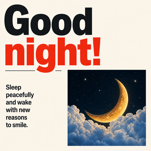 Good night!. 