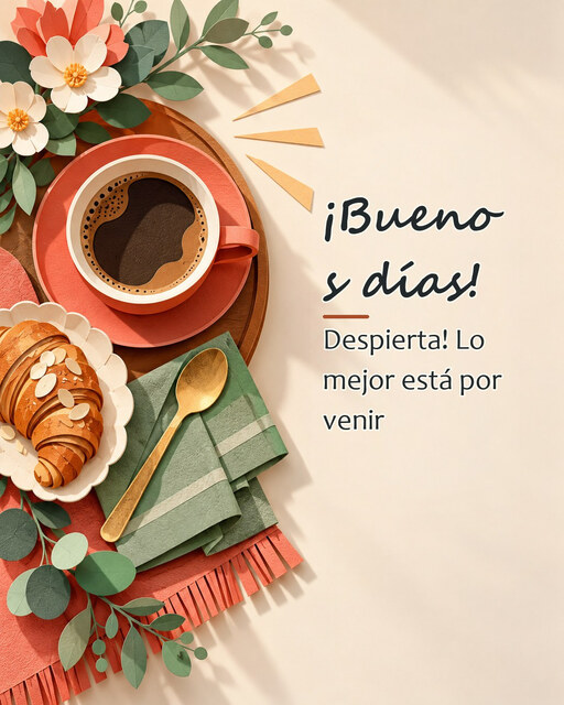 ¡Buenos días!. 