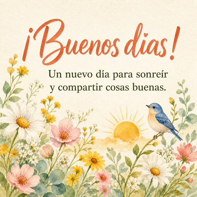 ¡Buenos días!. 