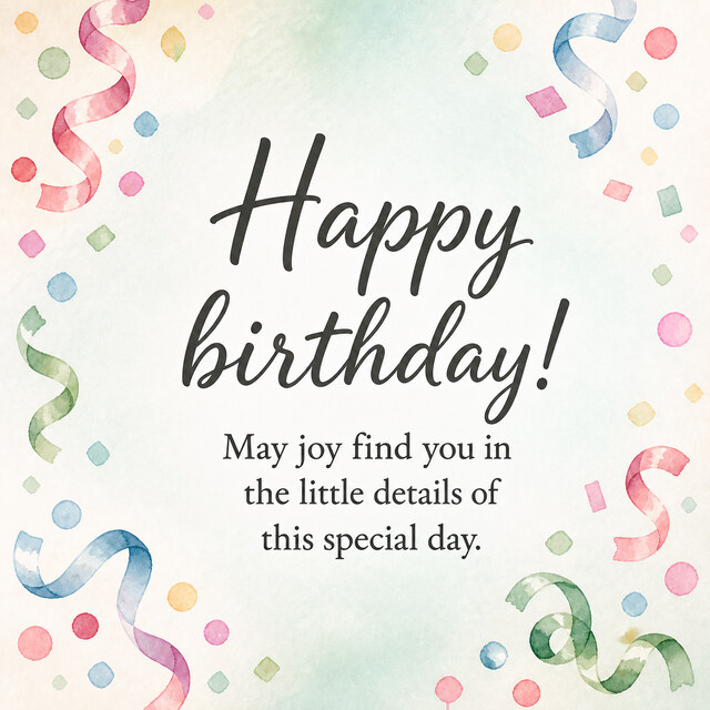 Happy birthday!. 